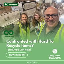 Webinar: Confronted with Hard To Recycle Items? TerraCycle Can Help!
