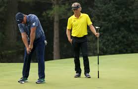 Dechambeau said the putt in question friday was difficult to judge because it looked different than what the greens book indicated, and his caddie called him off the putt at one point. Dechambeau Uber Langer Das Ist Das Coole Am Golf Golftime De