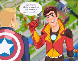 #stony #steverogers #captainamerica #tonystark #ironman #avengersacademy. Stony Avengers Academy Yaoi Amino Espanol Amino