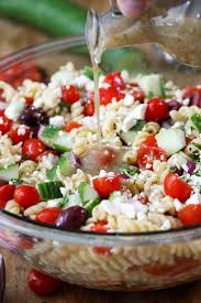 1 1/2 cups chopped baby spinach leaves Easy Greek Pasta Salad Spend With Pennies