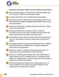 Dengan adanya kunci jawaban ini dharapkan dapat meningkatkan siswa untuk lebih giat belajar dirumah. Kunci Jawaban Buku Senang Belajar Matematika Kelas 5 Kurikulum 2013 Revisi 2018 Halaman 160 Kunci Soal Matematika