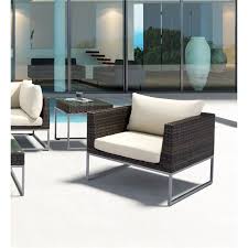 Zuo modern engineer adjustable high back desk chair. Zuo Malibu Patio Arm Chair In Brown And Beige Walmart Com Walmart Com