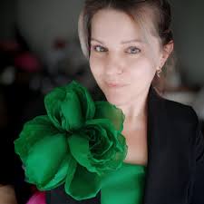 Green Fabric Flowers