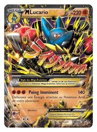 Carte Pokemon Mega M Lucario Ex 220pv 55 111 Rare Holo Ex Xy Poings Furieux Rakuten Carte Pokemon Imprimer Carte Pokemon Pokemon