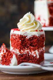 When you cut this red velvet cake, you'll going to be so happy. Red Velvet Cake Recipe Video Natashaskitchen Com