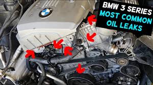Under full oil pressure, a seemingly minor oil filter leak can quickly turn catastrophic. Bmw 3 Series Most Common Oil Leak Youtube