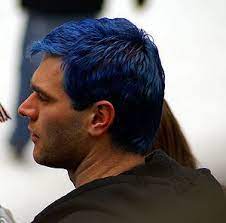 How To Dye Your Hair An Unnatural Color Men Hair Color Mens Blue Hair Blue Black Hair
