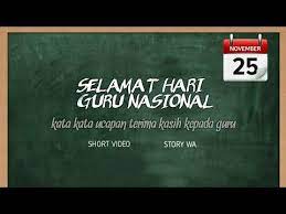 Terima kasih aku ucapkan kepada guru2, lecturer2, yg mengajar aku. Story Wa Hari Guru Ucapan Terima Masih Kepada Guru Youtube