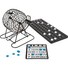 Bingo Spel Zwart Wit Complete Set 20 Cm Nummers 1 75 Met Molen En Bingokaarten Bingo Spellen Bellatio Warenhuis
