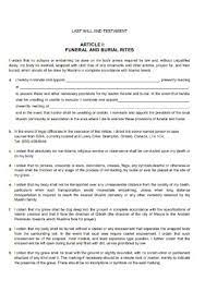 We've got you covered with our step by step guide and resume samples. 28 Sample Last Will And Testament In Pdf Ms Word