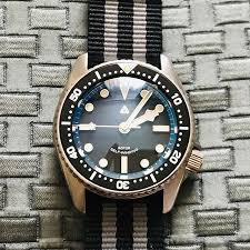 Unique Mod Discovered On An Skx013 Photo Credit Goes To Mjt Watch Featured Lucius Atelier Mod S 1 Deep Diver Dial Swiss Seiko Mod Seiko Watches Seiko