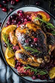 Orange Cranberry Roast Chicken The Endless Meal Recipe Whole Chicken Recipes Christmas Chicken Recipes Stuffed Whole Chicken