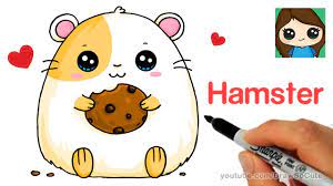 How To Draw A Hamster Super Easy - Youtube