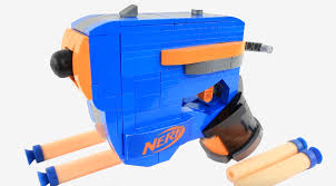 Top 10 ways to make your nerf display better. Build Your Very Own Working Nerf Dart Gun With Lego Instructions The Brothers Brick The Brothers Brick