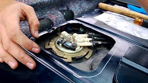 Cutting Fuel Pump Access Panel And Removing Fuel Pump Assembly 86 Trans Am With 02 Gas Tank Youtube