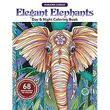 See more ideas about coloring pictures, free coloring pictures, coloring pages. Buy Elegant Elephants Day Night Coloring Book Paperback November 5 2017 Online In Indonesia 0989318923