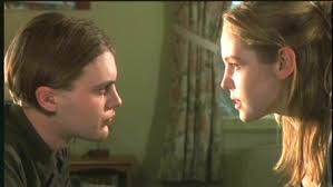 Left: Michael Pitt as Justin Pendleton; Right: Agnes Bruckner as Lisa  Mills.