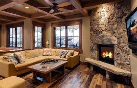 At 66 ¼ inches the l3 is noticeably wider than the l2 , and features the newly introduced birch log and stacked stone liner media options. Corner Rock Fireplace Thebestwoodfurniture Com