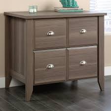 Two lateral file cabinet drawers with full extension slides to hold letter, legal or european size hanging files Sauder Shoal Creek Lateral File Cabinet With Doors Westrich Furniture Appliances Lateral Files