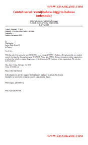 Contoh Surat Undangan Resmi Dalam Behasa Inggris Brainly Co Id