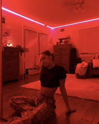 Edge Led Red Lights Led Lighting Bedroom Neon Room Bedroom Lighting Children's rooms, full of light and lightness, have an elusive sensation of sweet bliss. edge led red lights led lighting