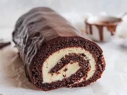 Buche Chocolat Creme Au Thermomix La Buche De Noel Traditionnelle Recette Chocolat Buche De Noel Gateaux Et Desserts