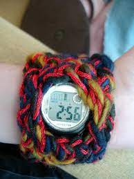 Which is the best strap for seat belt watch? Knitted Watchband How To Make A Watch Jewelry Making And Knitting On Cut Out Keep