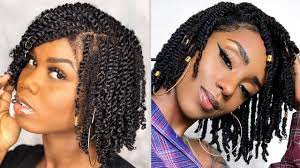 Let's talk a little more about 4c hair. Cute Twist Styles For Natural Hair Natural Hair Compilation Youtube