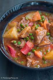 Pork Afritada Is A Filipino Pork Stew That Resembles Pork Menudo It Is Composed Of Pork Shoulder Carrot P Pork Afritada Recipe Pork Recipes Filipino Recipes