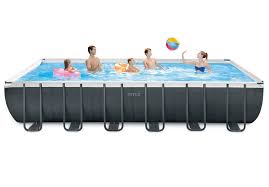 Intex Ultra Xtr Frame Pool Met Zandfilter 732x366x132 Cm Zwembadstore Com