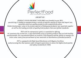 Alibaba.com offers 5323 food manufacturing sdn bhd products. Perfect Food Products