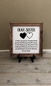 Gift For My Sister On Her Birthday Reverse Canvas Gift For Sister Birthday Gifts Wedding Gift Christmas Gifts Little Sister Gifts Sister Gifts Diy Christmas Gifts For Sister Little Sister Gifts