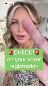#voterregistration #2024elections TODAY is the National Voter Registration  Day. It is a good day to register to vote or check to make sure your voter  registration is active and valid. This is YOUR ...