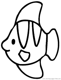 For our summer vacation, i'm making some cute coloring pages for them (and the free printable flower coloring page to download this template, click on the image below to access the pdf file. Simple Fish Color Page Fish Coloring Page Coloring Pages Animal Coloring Pages