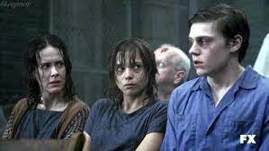 Sarah Paulson Lizzie Brochere And Evan Peters Season 2 American Horror Story Asylum American Horror American Horror Story
