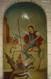 Image Saint George The Roman Fighting The Dragon صورة الشهيد جرجس الروماني يحارب التنين St George Saint George Art