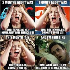 Hysteria Of The Month What Will The Tv Tell Them To Be Mad At Next Trump Derangement Syndrome Know Your Meme