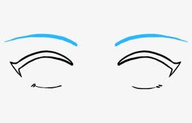 That means the eye closer to you should be larger than the eye that's farther away, such as when your face is turned. How To Draw Anime Eyes Draw Anime Closed Eyes Free Transparent Clipart Clipartkey