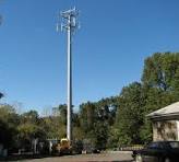 Monopole Cell Tower | This is photo of a two-carrier monopol ...