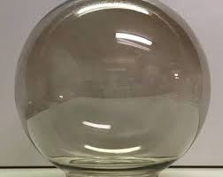 The most important dimension to the globe silhouette has an opening at the bottom, that allows for easy access to the lightbulb. Mid Century Smoke Glass Light Globe For Ceiling Fixture Sconce Or Swag Light Glass Light Globes Glass Lighting Vintage Lighting