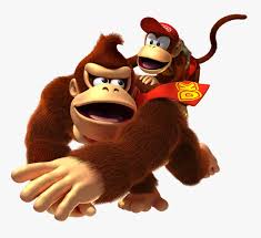 The chimpanzee diddy kong, character in the video game donkey kong coloring page. Donkey Kong Free Png Image Donkey Kong And Diddy Kong Png Transparent Png Kindpng