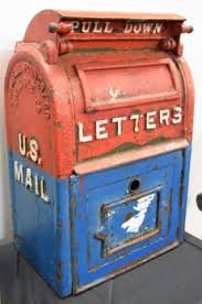 Cast Iron Us Mail Box Post Office Box Was Made By The Carlisle Foundry Co Carlisle Pa And Is Embossed Letters An Old Post Office Antique Auctions Antiques