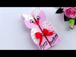 If you like to make handmade birthday card you need. Beautiful Handmade Birthday Card Birthday Card Idea Youtube Handmade Birthday Cards Diy Greeting Cards For Birthday Birthday Cards