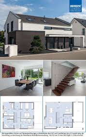Geradlinige Formen Farben Und Materialien Machen Haus Nowak Mit 189 M Grundflache Zu Einem Sehr Modernen Haus Die Sch In 2020 Modern House House Architecture Design