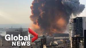 Eyewitness footage shared widely on social. Beirut Explosion Video Shows New Angle Of The Massive Blast Youtube