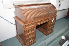 Roll top desks version 2.0. Semi Contemporary Double Pedestal Oak Roll Top Desk With Fitted Interior Made By Huppe De Victoriavi