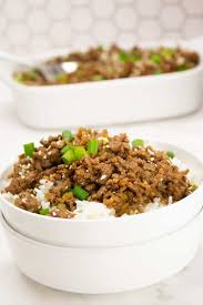 Once the ground turkey is browned, sauté the aromatics with the spices. Korean Ground Beef Recipe For The Instant Pot A Pressure Cooker