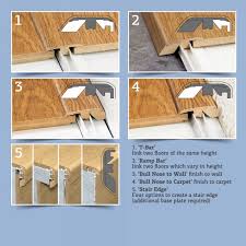 If your laminate floor terminates against a threshold against the ends of a piece, you can use the chop saw to cut the pieces off, but if your threshold is on the long wall along the length of a. Flooring Trims Flooring Accessories Flooringsupplies Co Uk