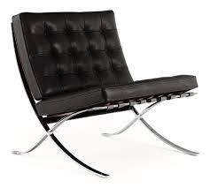 This bauhaus chair, also called the pavilion chair or the exposition chair is the chair that triggered mies van der rohe's barcelona furniture collection. Knoll International Barcelona Chair Relax Leather Venezia Black By Ludwig Mies Van Der Rohe 1929 Designer Furniture By Smow Com