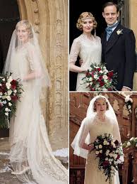 Edith S Wedding Dress On The Downton Abbey Finale See Her Gown Downton Abbey Wedding Downton Abbey Wedding Dress Downton Abbey Dresses